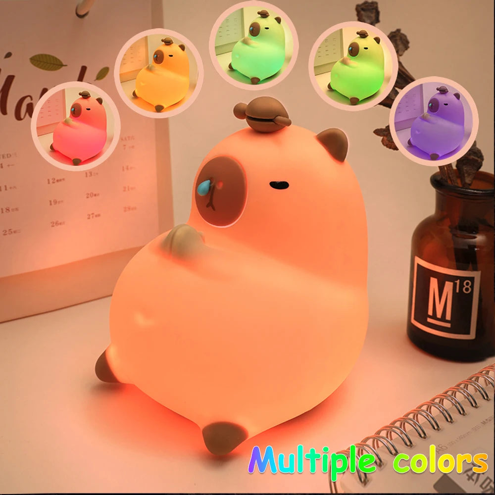 Capybara Silicone Night Light