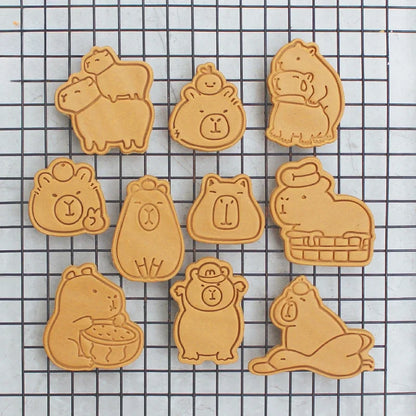 Capybara Shaped Cookie Cutter