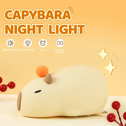 Capybara Silicone Night Light