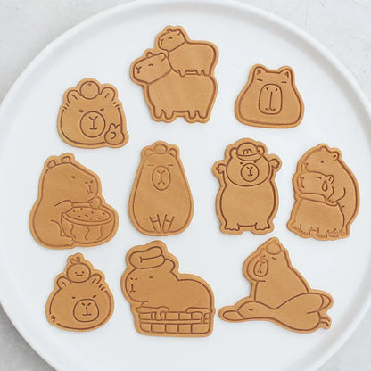 Capybara Shaped Cookie Cutter