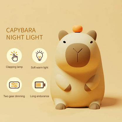 Capybara Silicone Night Light