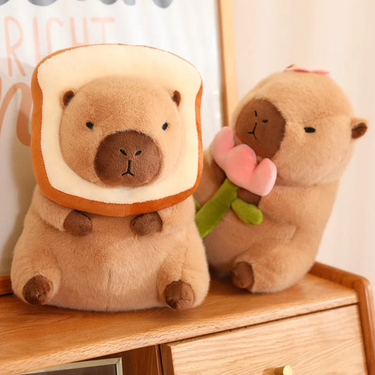 Capybara Plush Toy With Accesory