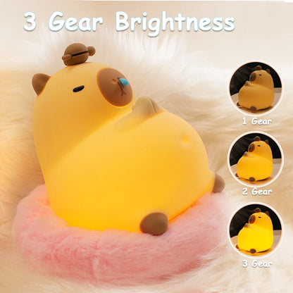 Capybara Silicone Night Light